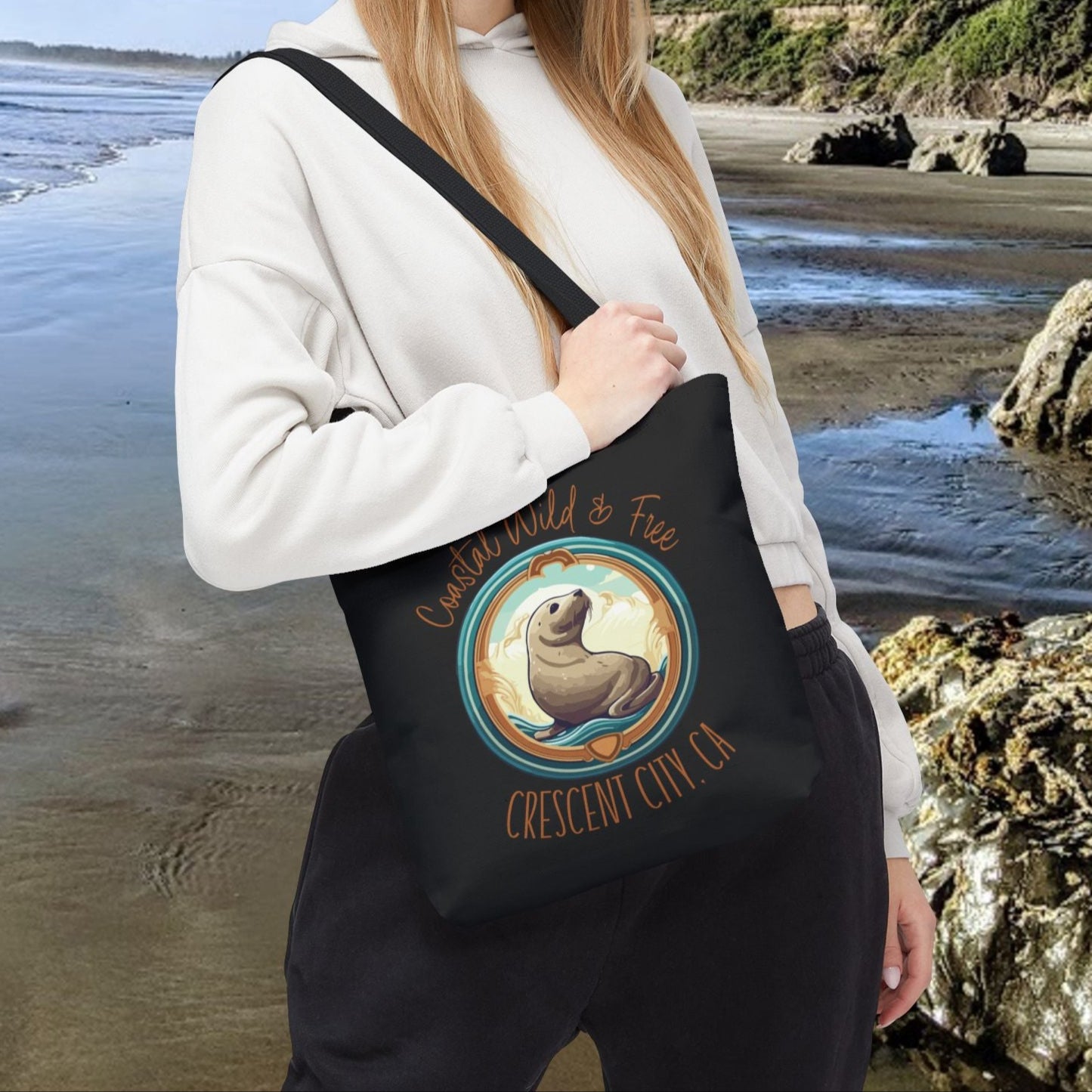 Coastal Wild Crescent City Tote Bag