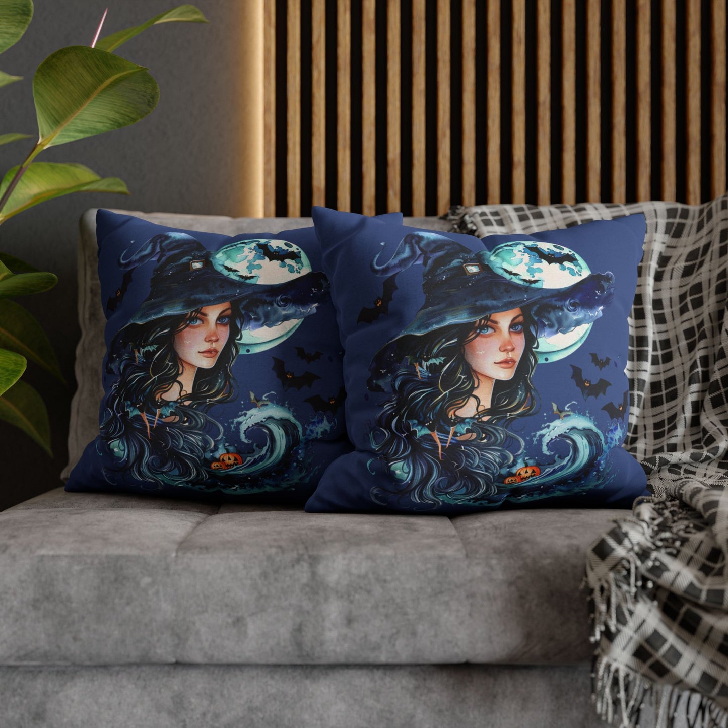 Mystical Witch Halloween Pillowcase