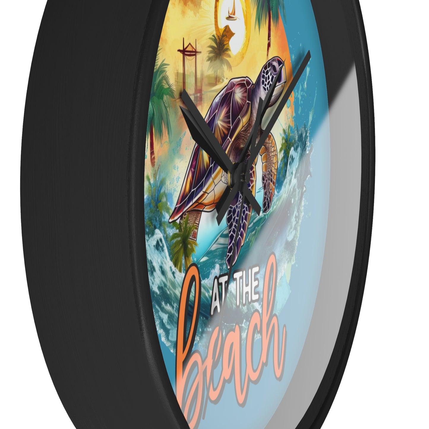 Life is Better Sea Turtle Wall Clock