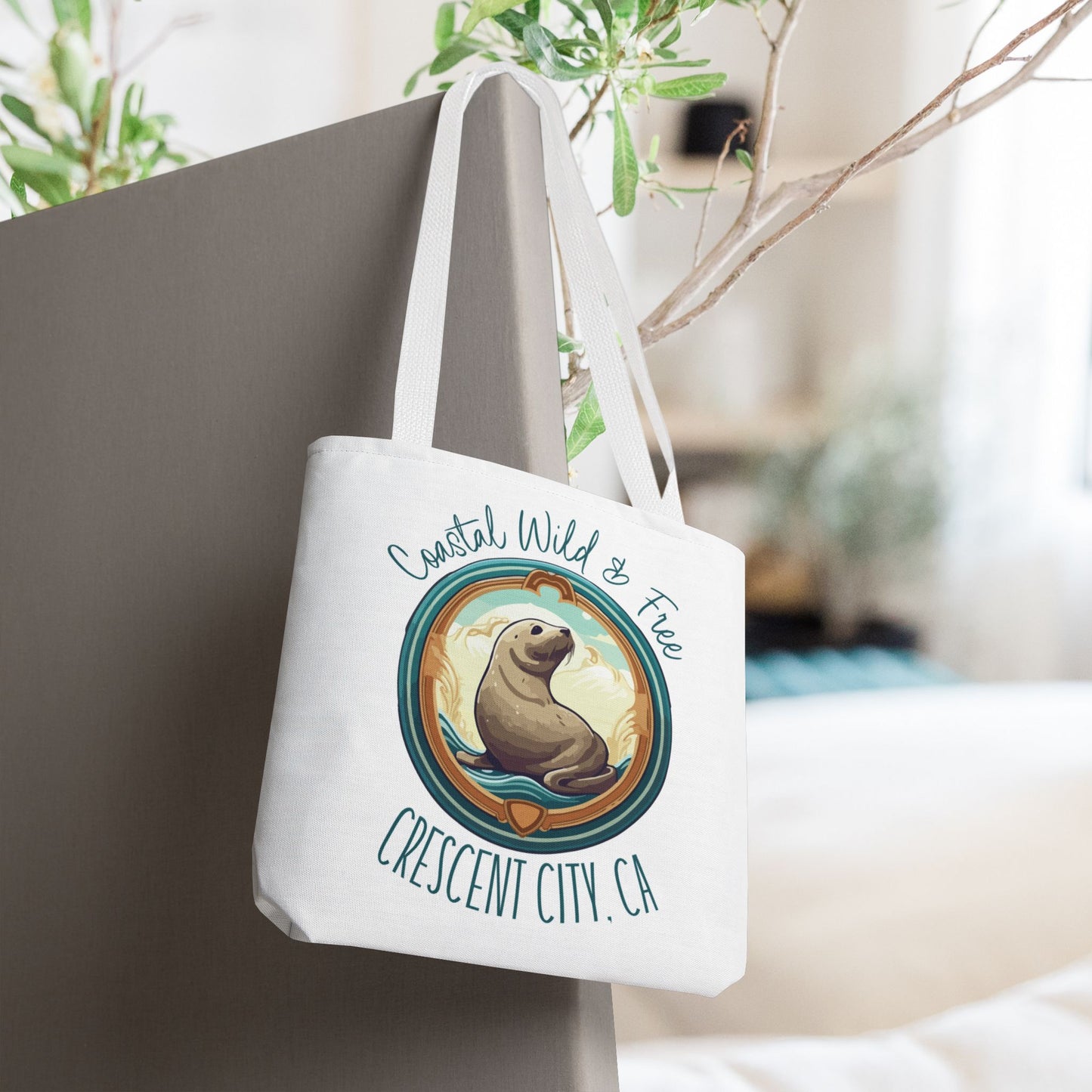 Coastal Wild Crescent City Tote Bag