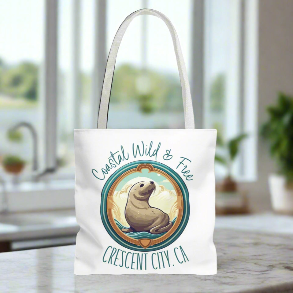 Coastal Wild Crescent City Tote Bag