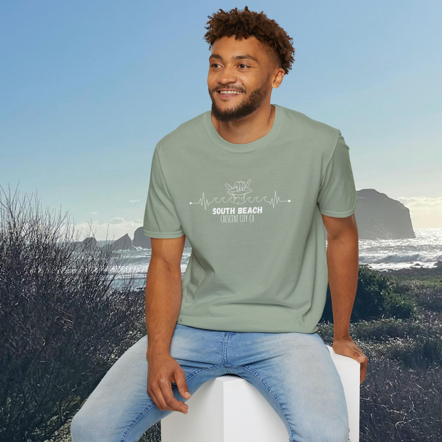 Surf South Beach Heartline T-Shirt
