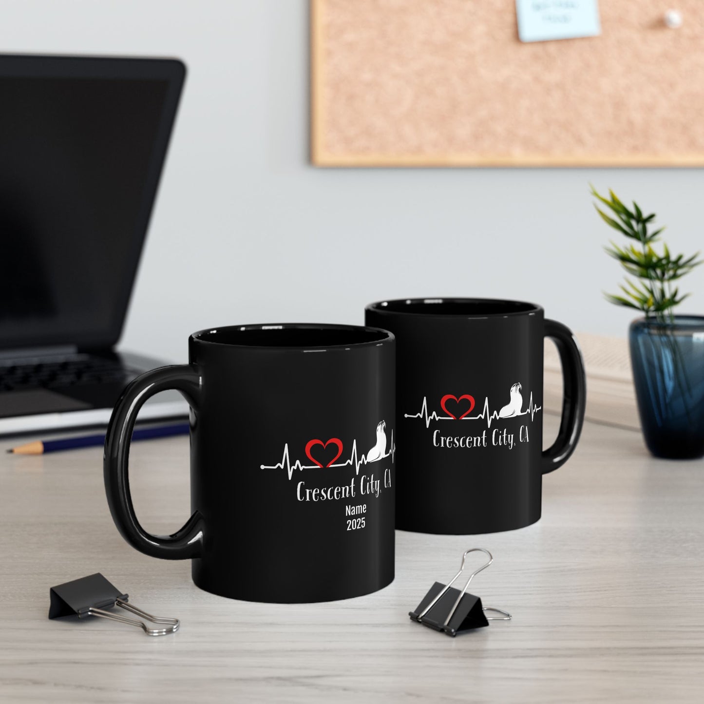 Sea Lion Love Crescent City Heartbeat Mug