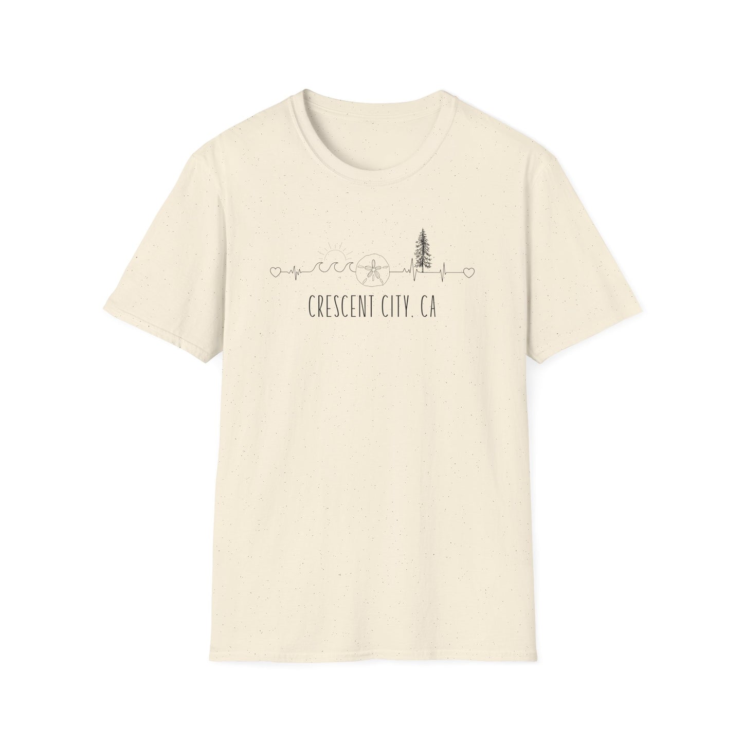 Heartline of the Coast T-Shirt - Crescent City, CA