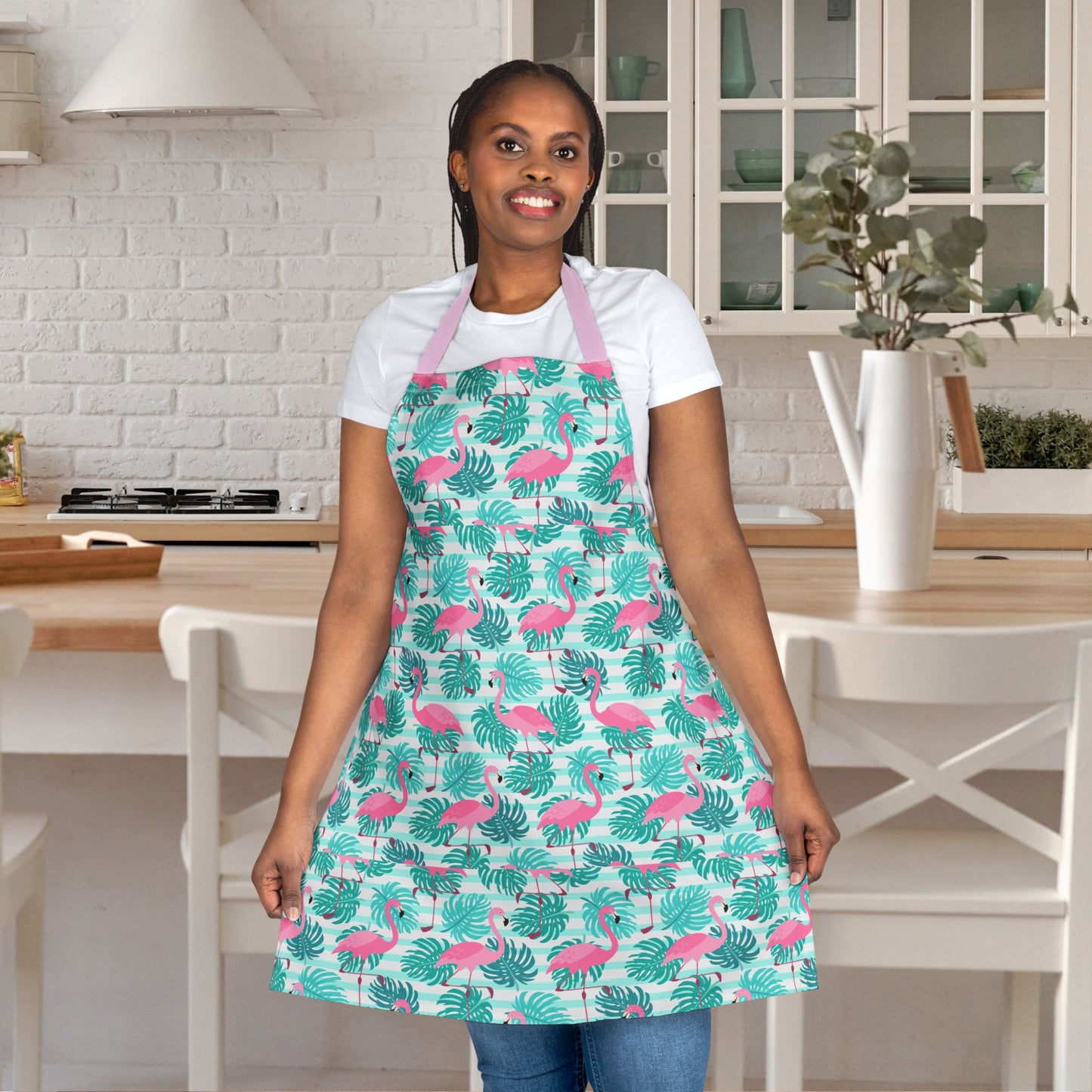 Tropical Flamingo Apron