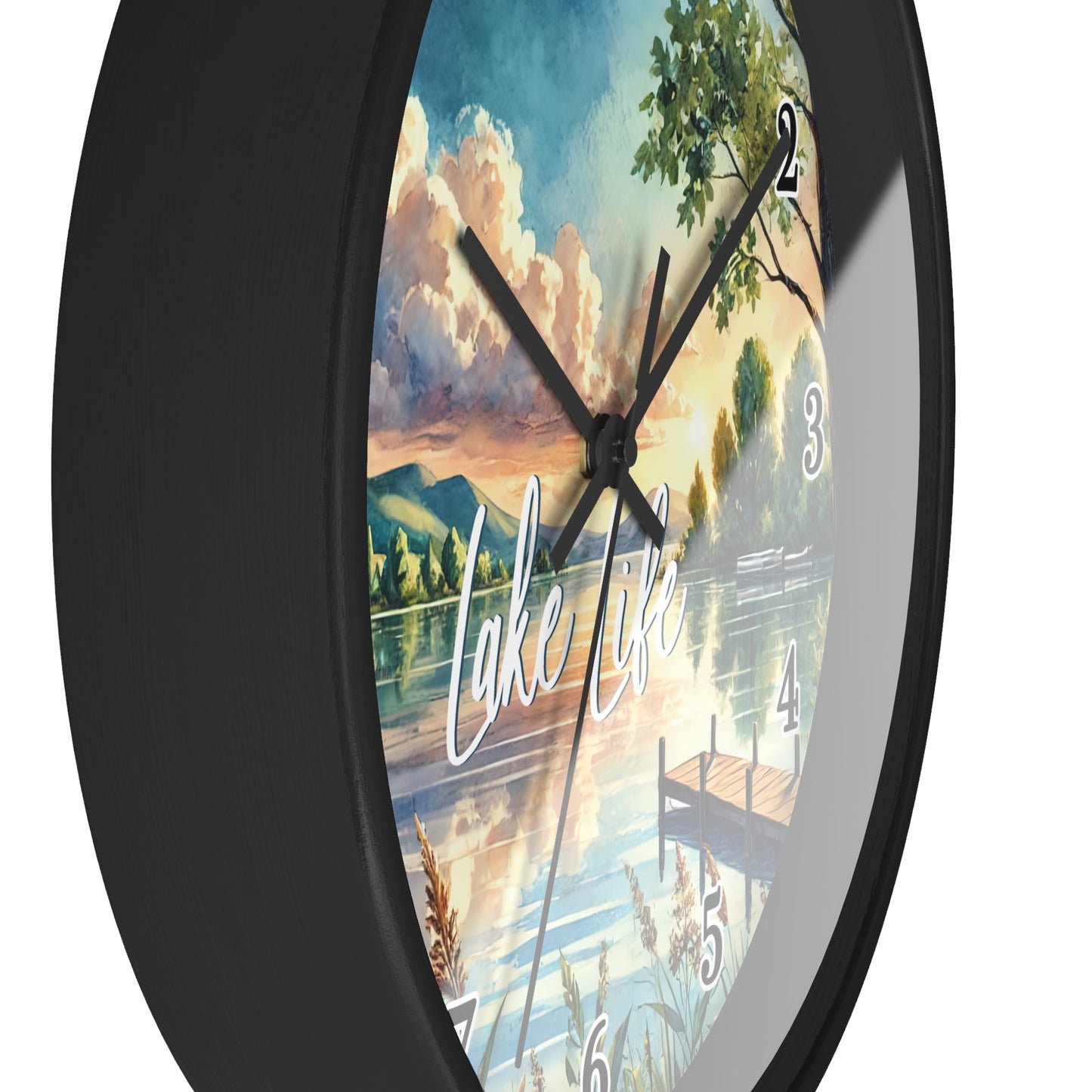 Lake Life Wall Clock