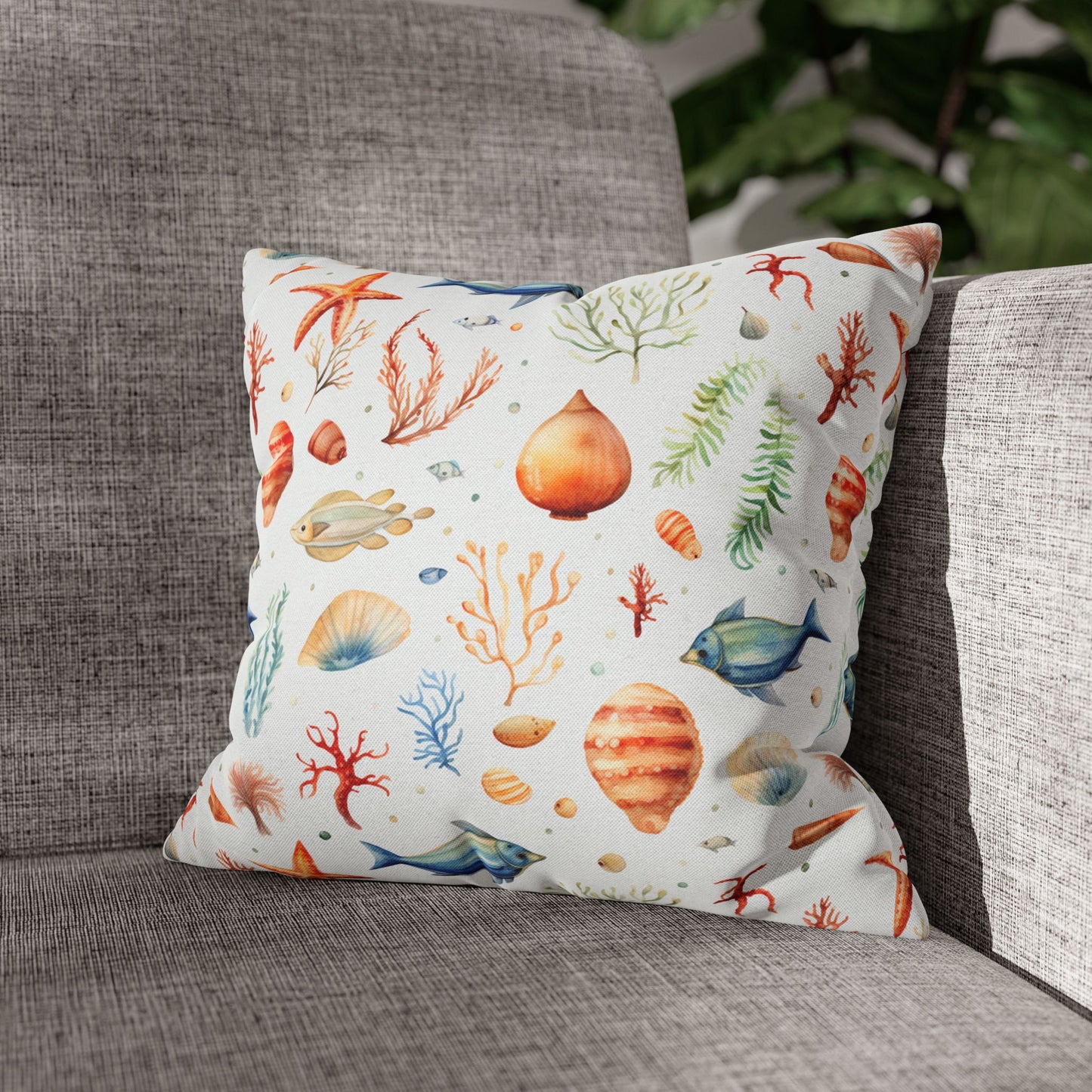 Coastal Sea Life Pillowcase