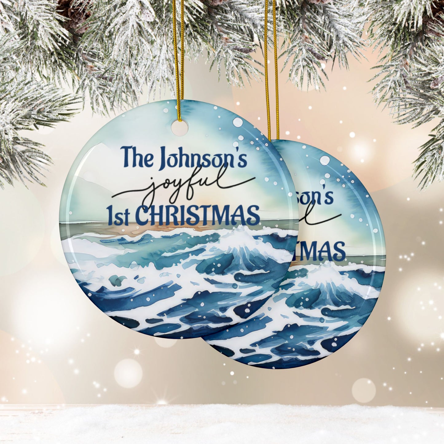 Family's 1st Christmas Together Ornament