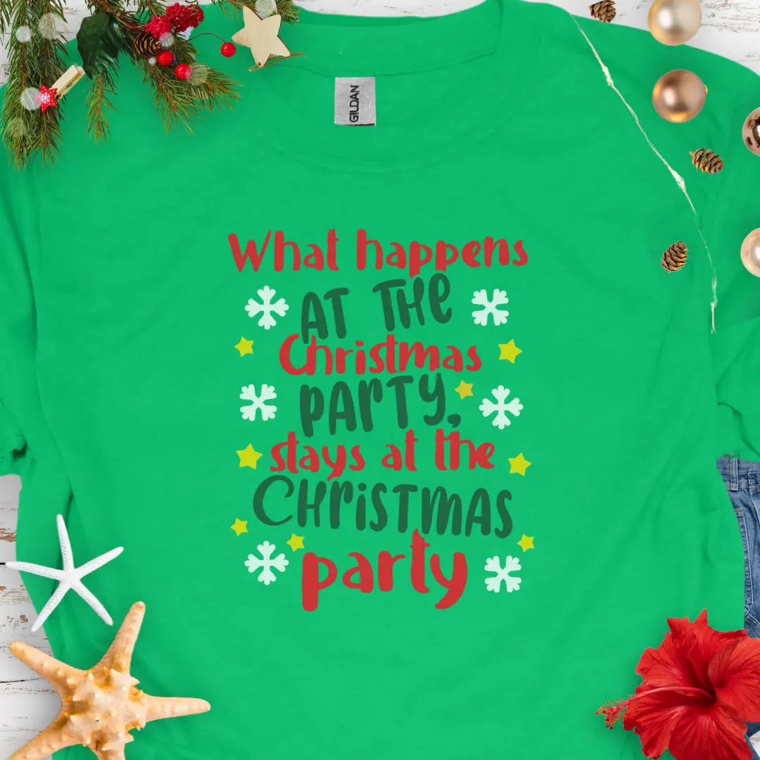 Christmas Party T-Shirt T-Shirt Kelly-Green-3XL Everythings Beachy