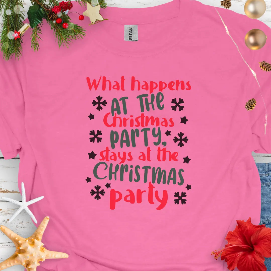 Christmas Party T-Shirt T-Shirt Azalea-3XL Everythings Beachy