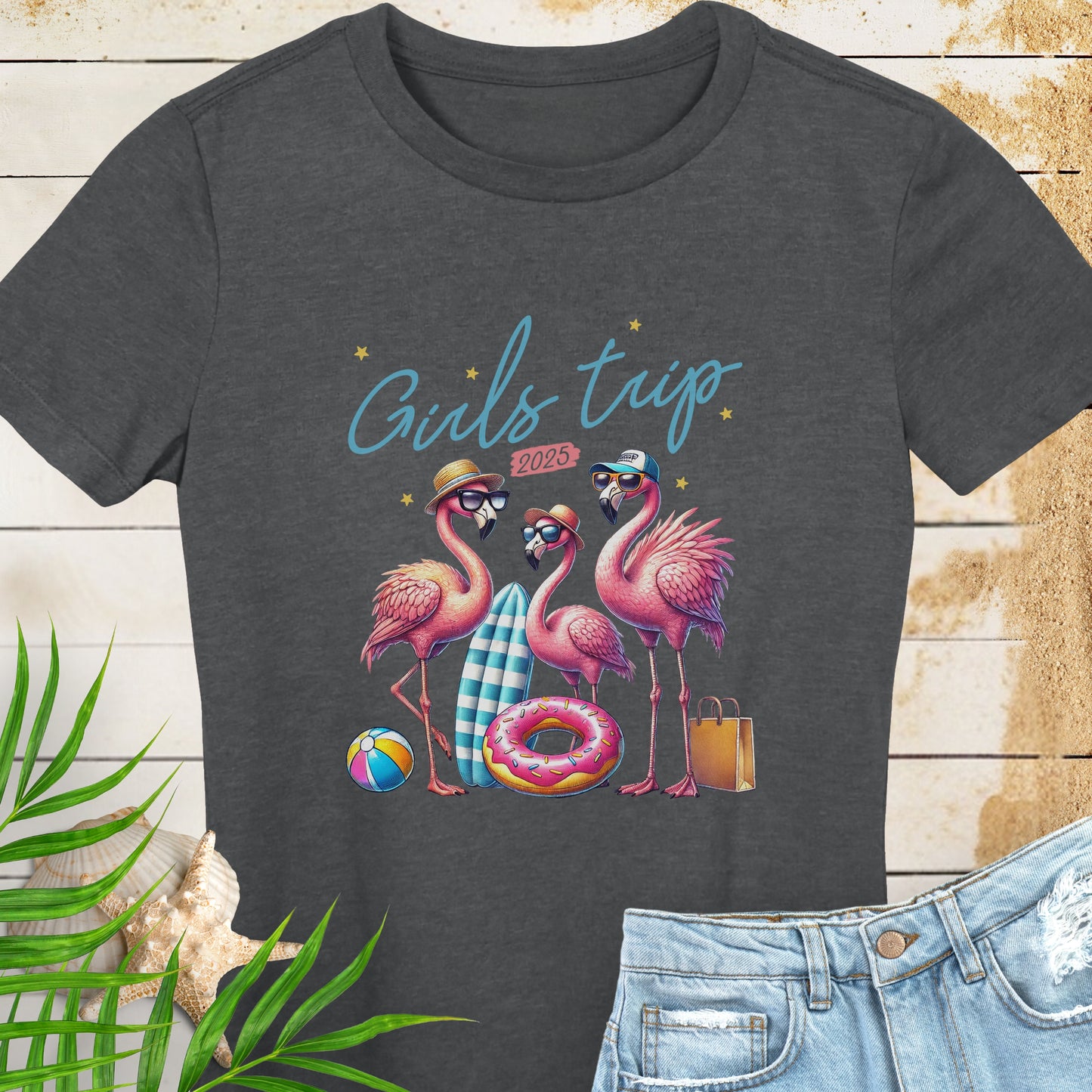 Flamingos Girl's Trip 2025 Women's T-shirt