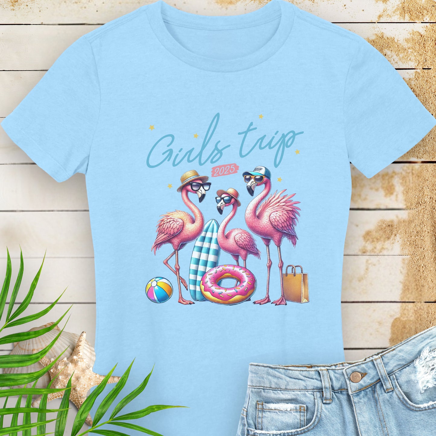 Flamingos Girl's Trip 2025 Women's T-shirt