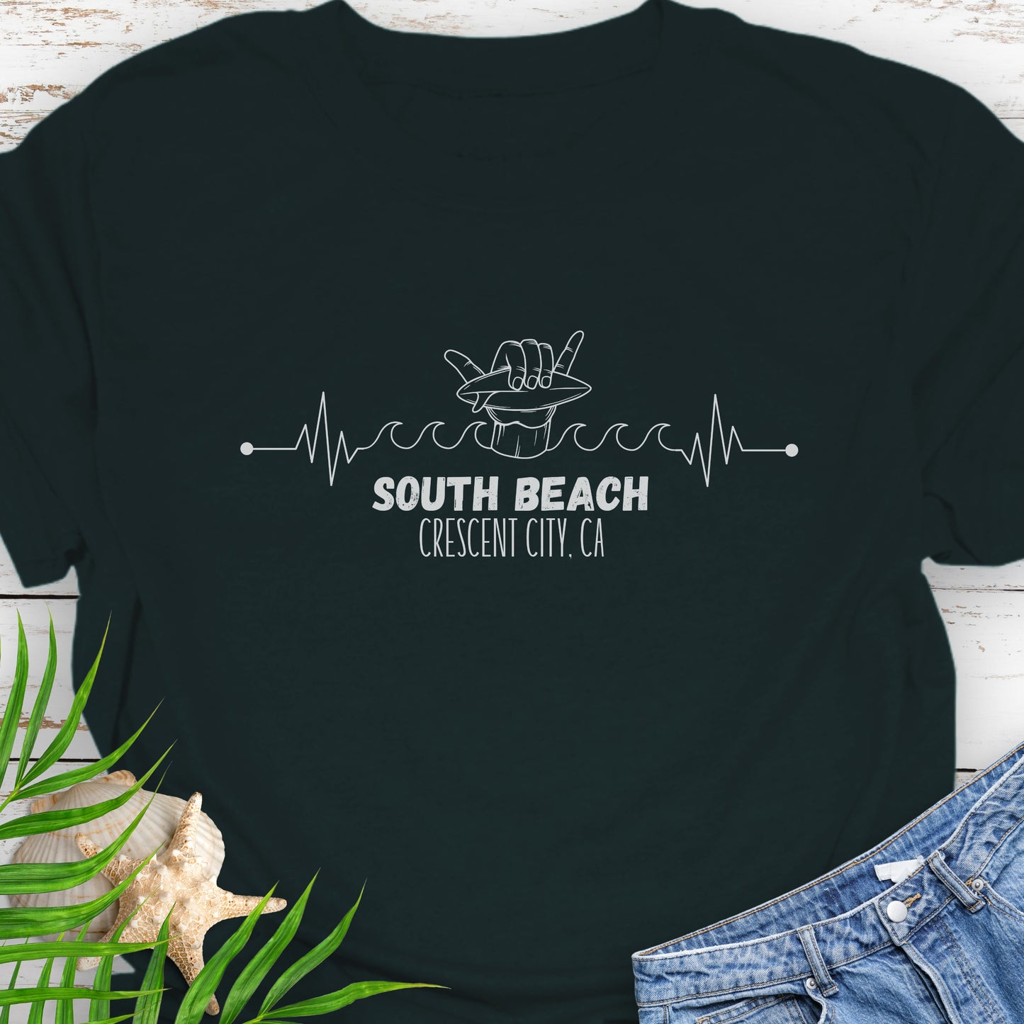 Surf South Beach Heartline T-Shirt