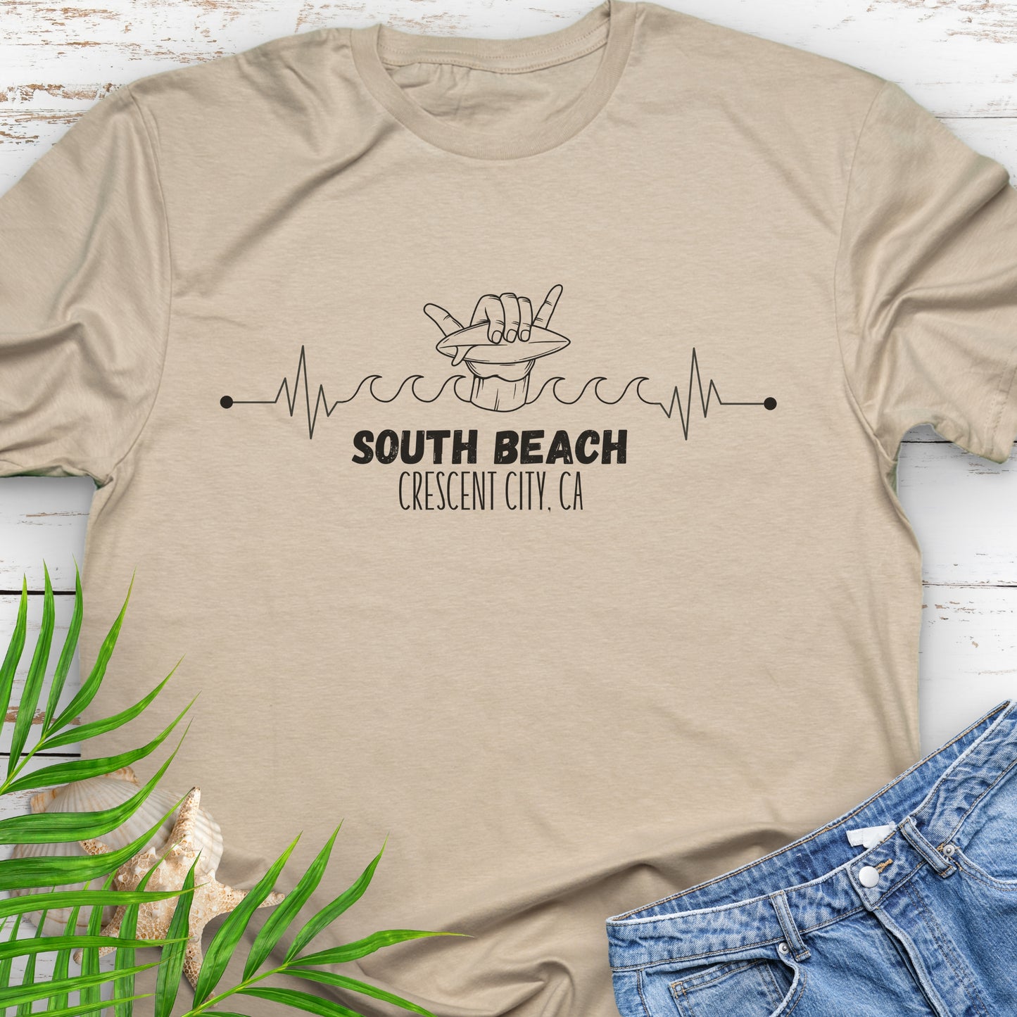 Surf South Beach Heartline T-Shirt