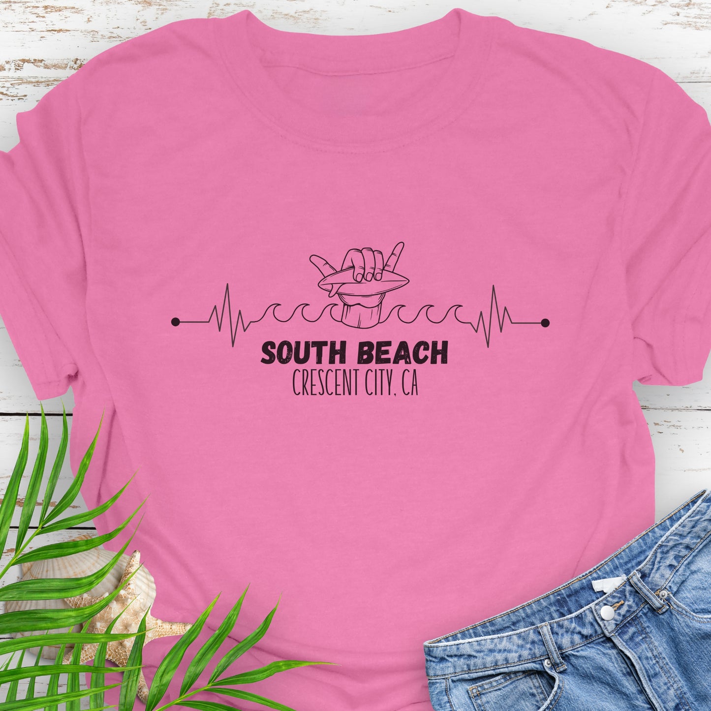 Surf South Beach Heartline T-Shirt