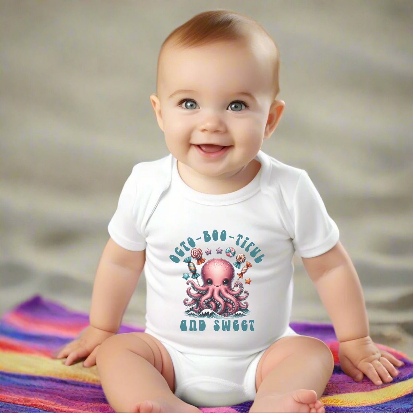Octo-Boo-tiful and Sweet Octopus Bodysuit