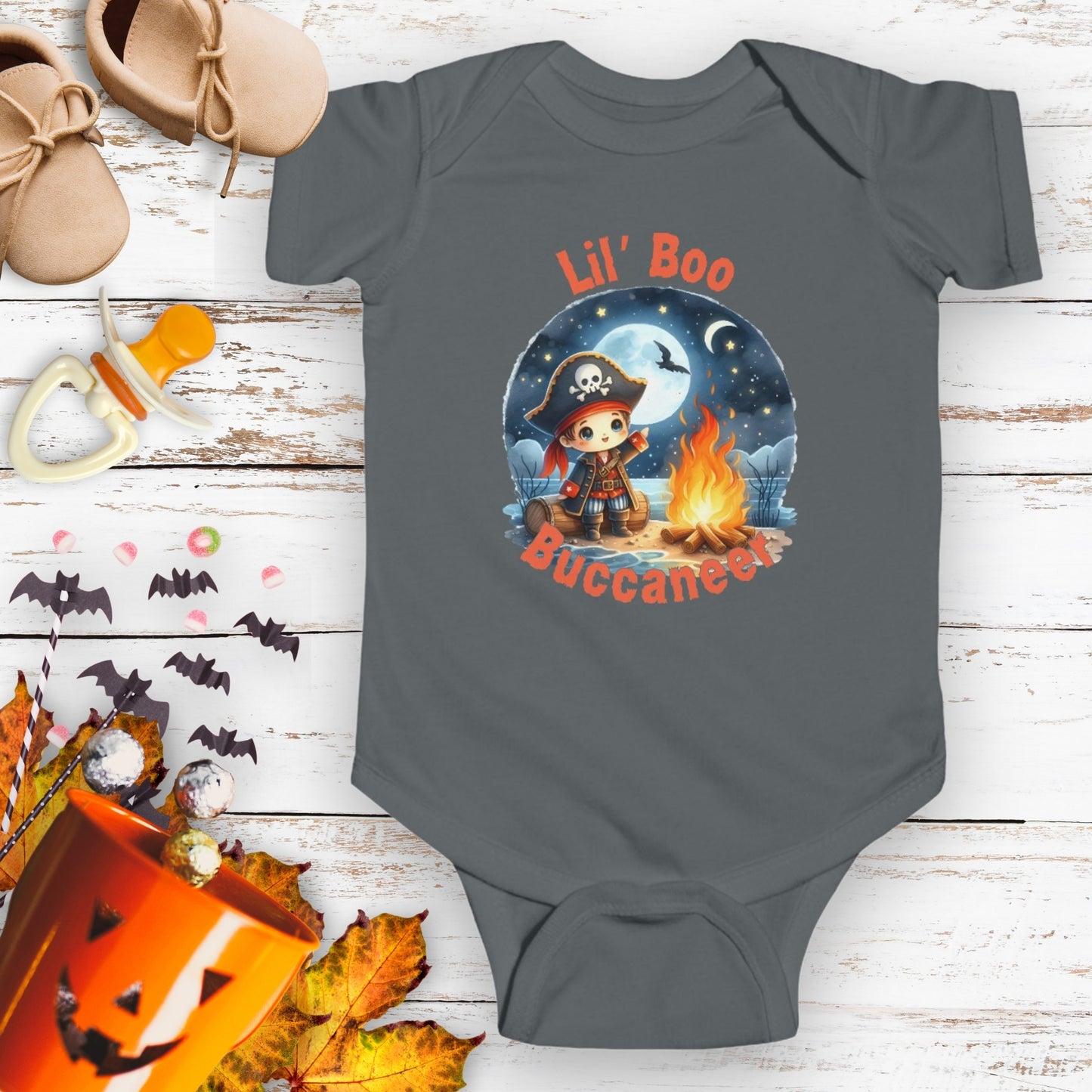 Lil’ Boo Buccaneer Halloween Toddler Tee & Infant Bodysuit