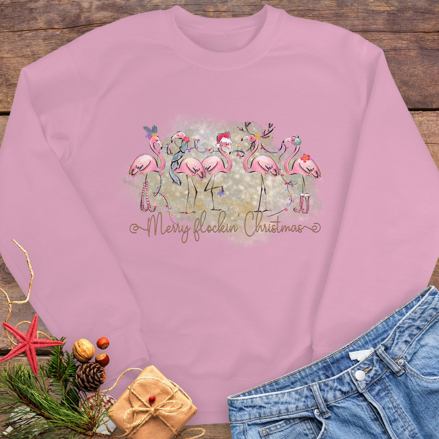 Merry Flockin' Christmas Sweatshirt