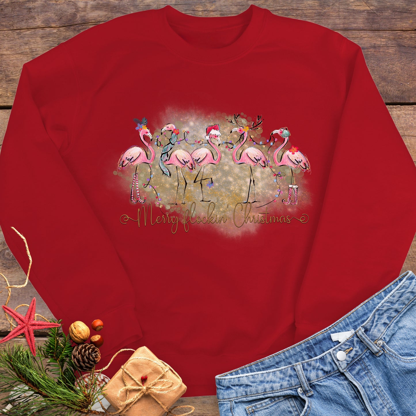 Merry Flockin' Christmas Sweatshirt
