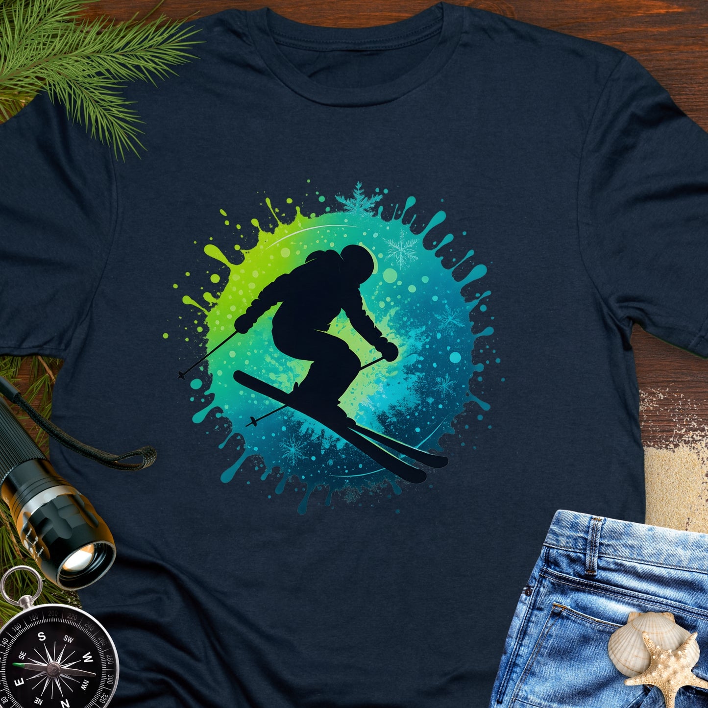 Ski Splash Silhouette T-Shirt