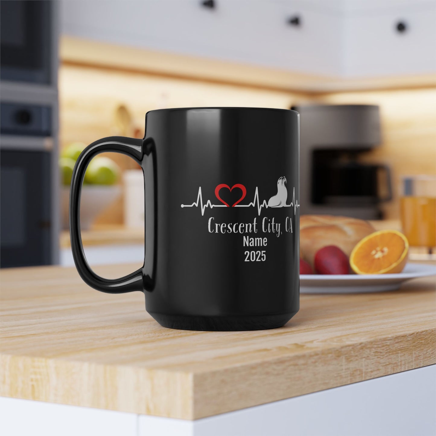 Sea Lion Love Crescent City Heartbeat Mug