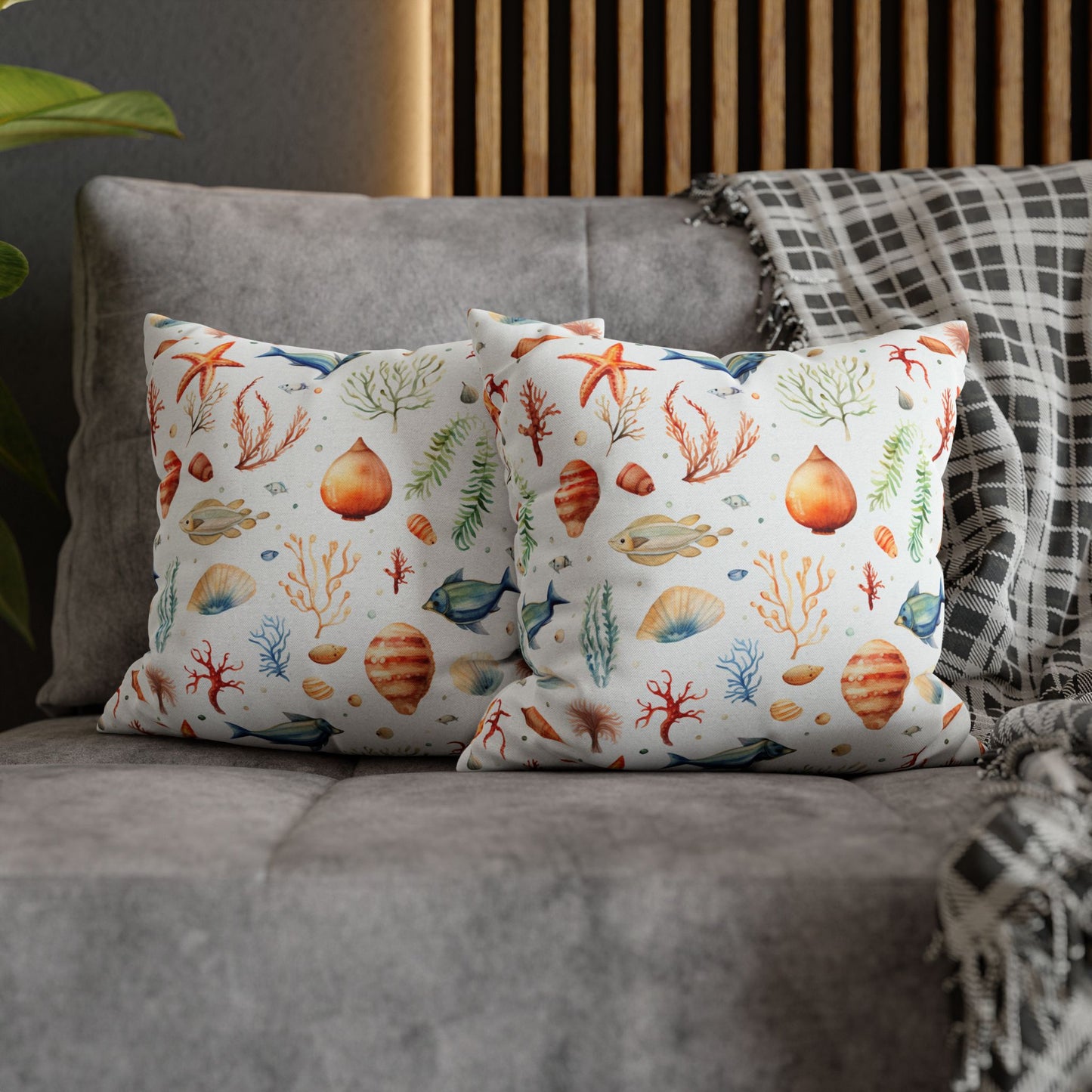 Coastal Sea Life Pillowcase