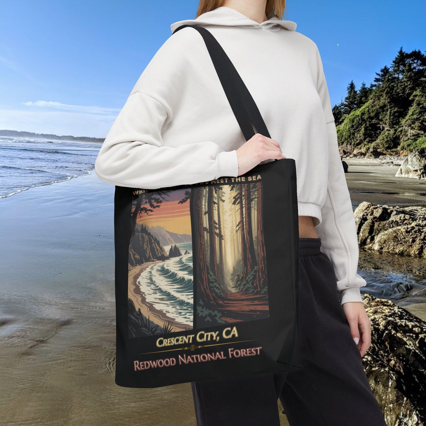 Crescent City & Redwood National Forest Tote Bag