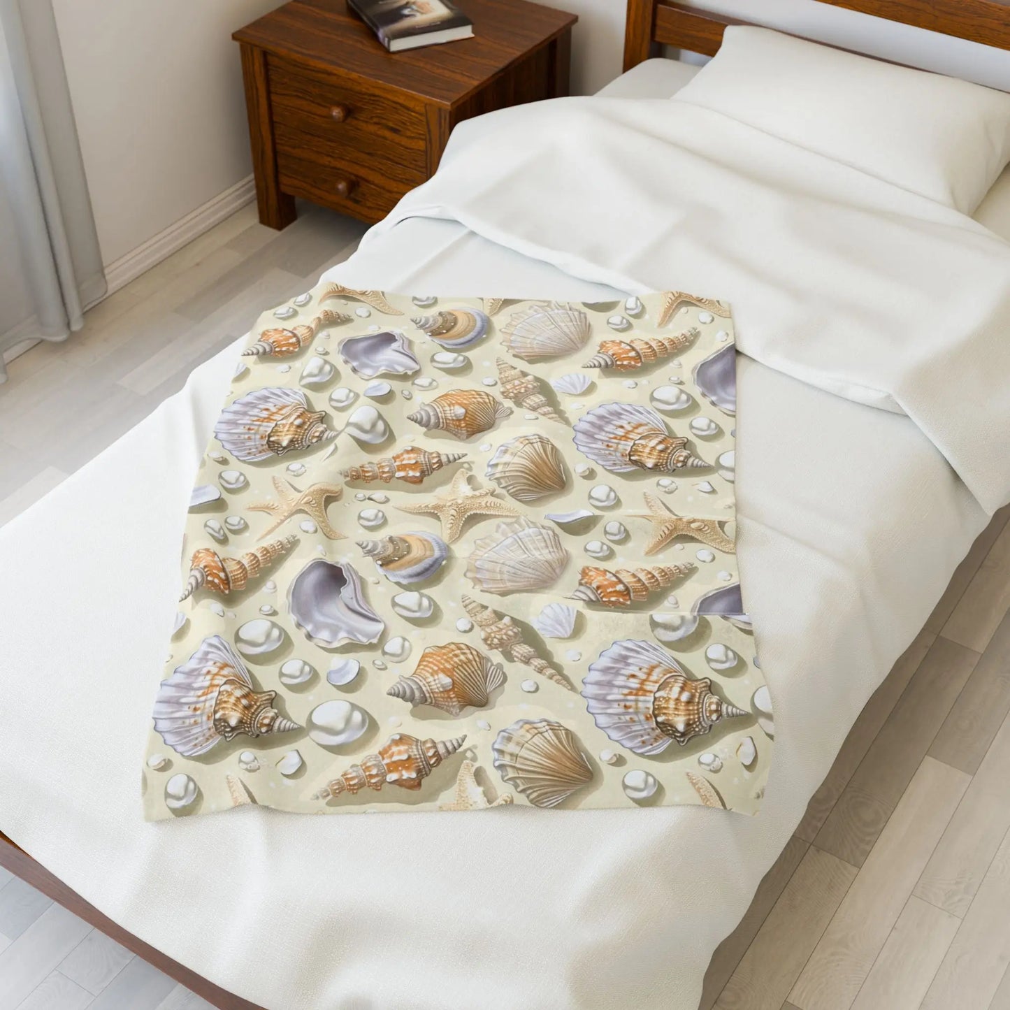 Seashells and Pearls Blanket Blankets & Throws Everythings Beachy