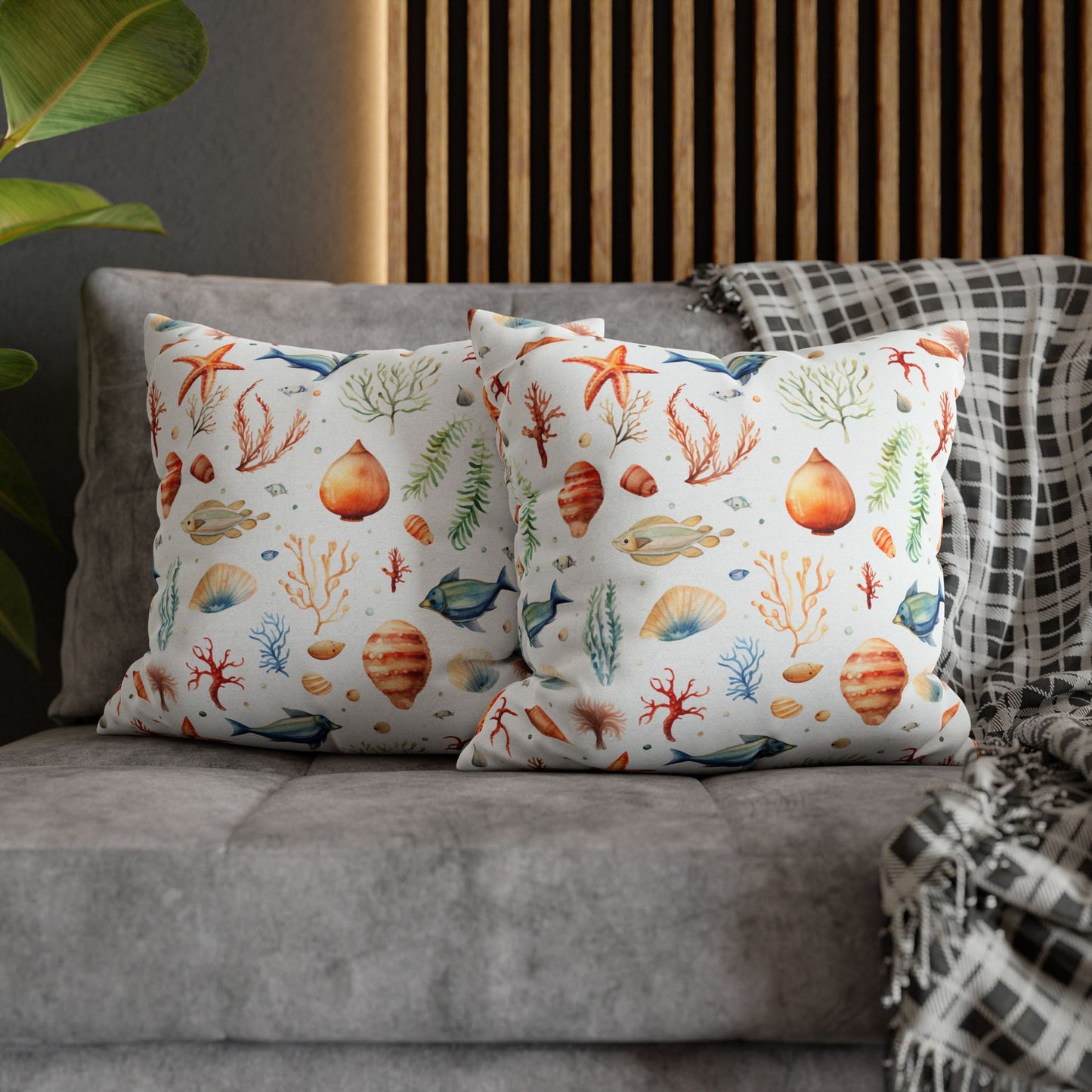 Coastal Sea Life Pillowcase