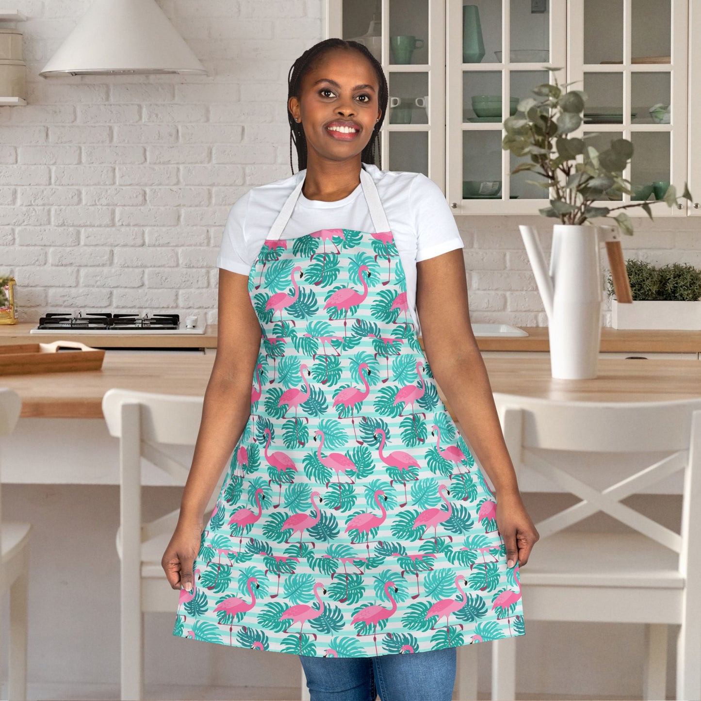 Tropical Flamingo Apron