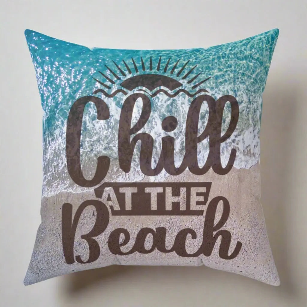 Chill at the Beach Pillow Pillows 14-14 Everythings Beachy