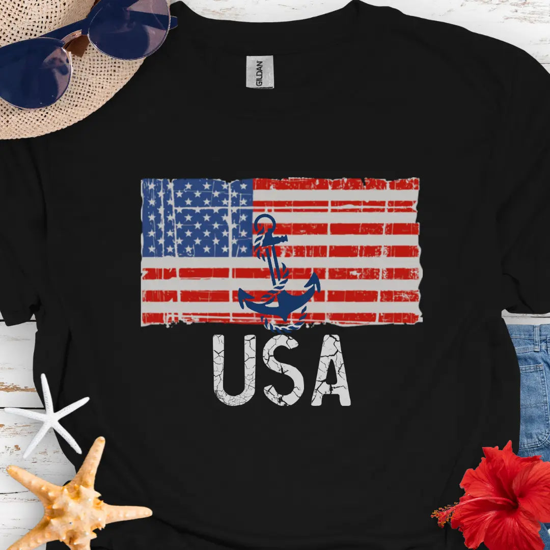 Anchor USA T-Shirt T-Shirt Everythings Beachy