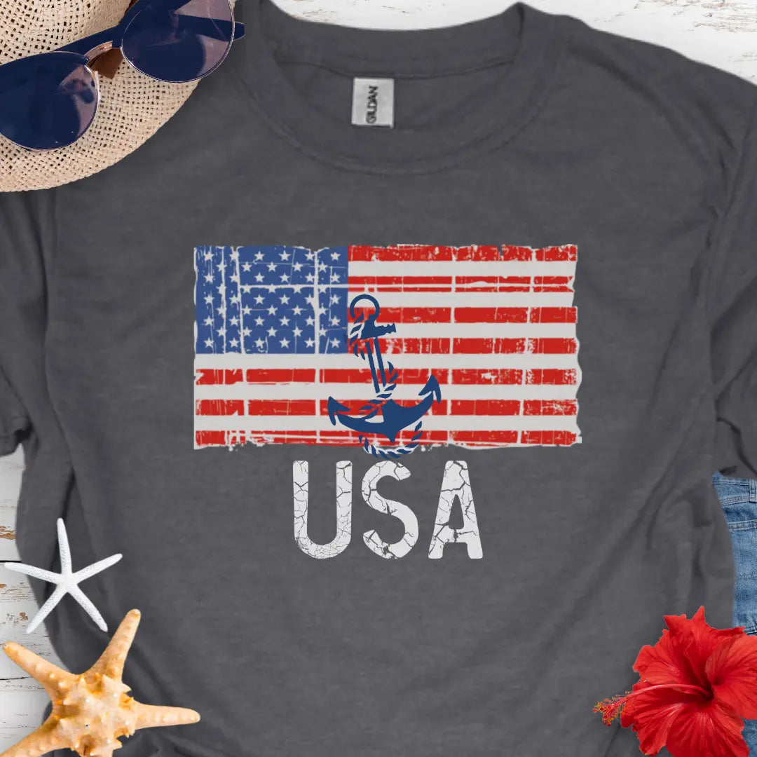 Anchor USA T-Shirt T-Shirt Everythings Beachy