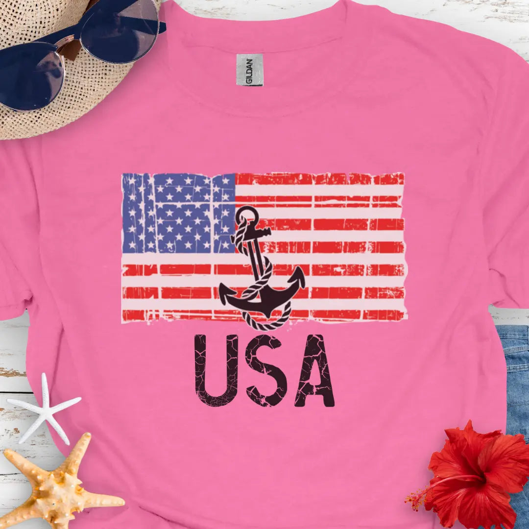 Anchor USA T-Shirt T-Shirt Everythings Beachy