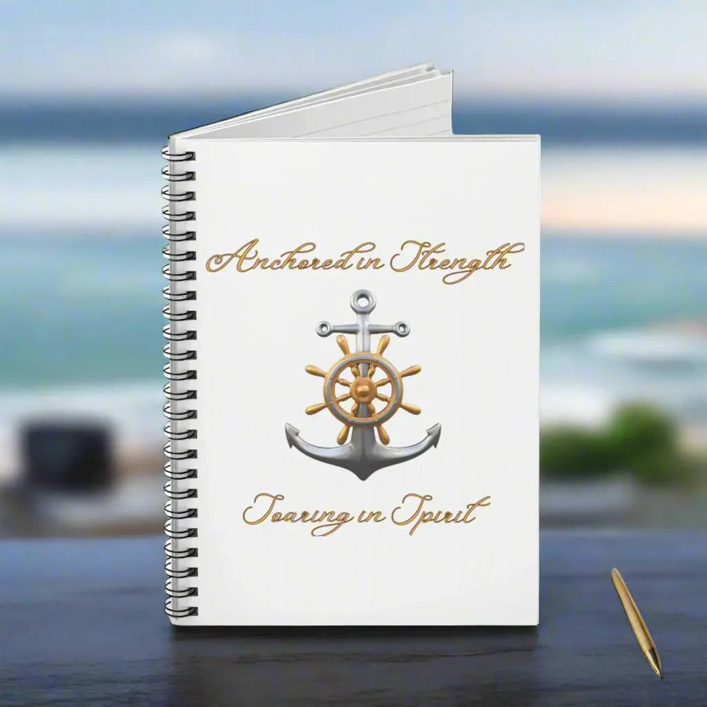 Anchor Spirit Notebook Journals & Notebooks Everythings Beachy