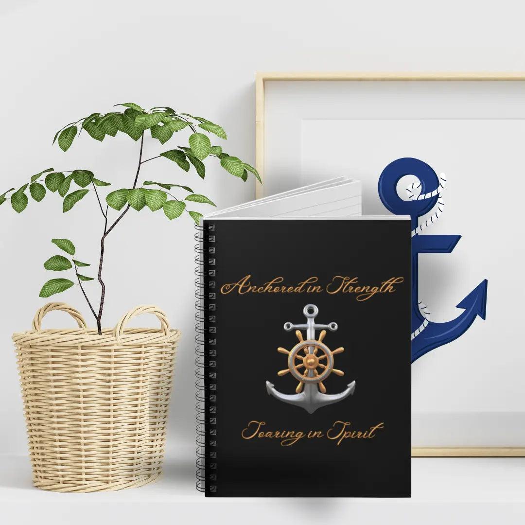 Anchor Spirit Notebook Journals & Notebooks Everythings Beachy
