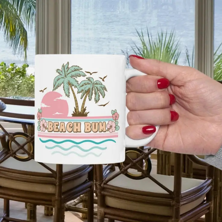 Beach Bum Mug | Everything's Beachy Mug Everythings Beachy