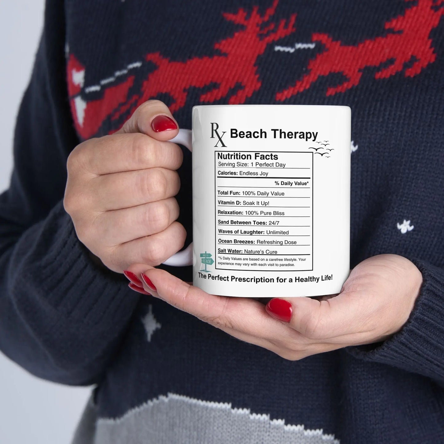 Beach Nutrition Mug | Everything's Beachy Mug Everythings Beachy