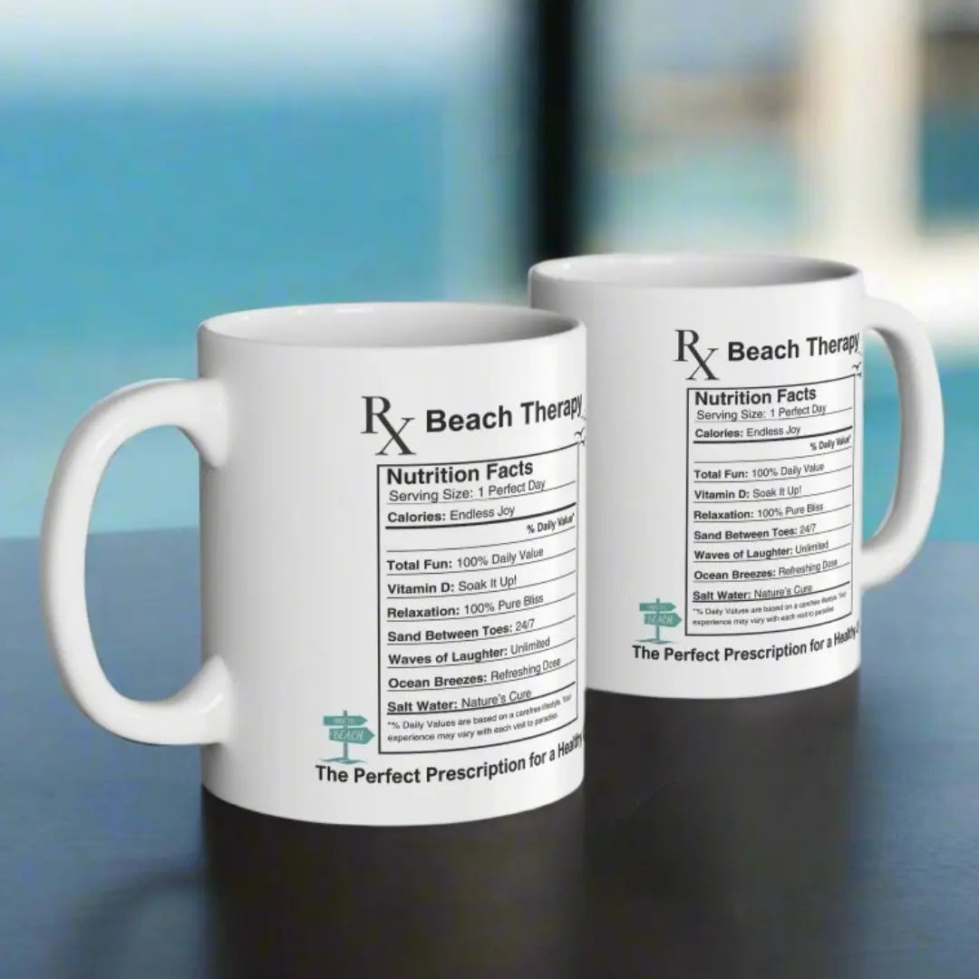 Beach Nutrition Mug | Everything's Beachy Mug Everythings Beachy