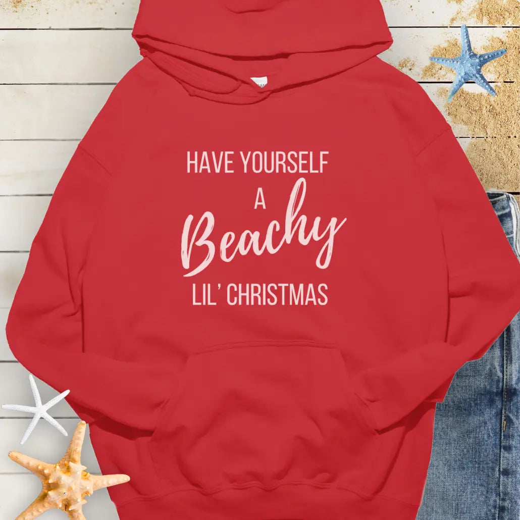 Beachy Lil Christmas Hoodie Hoodie Everythings Beachy