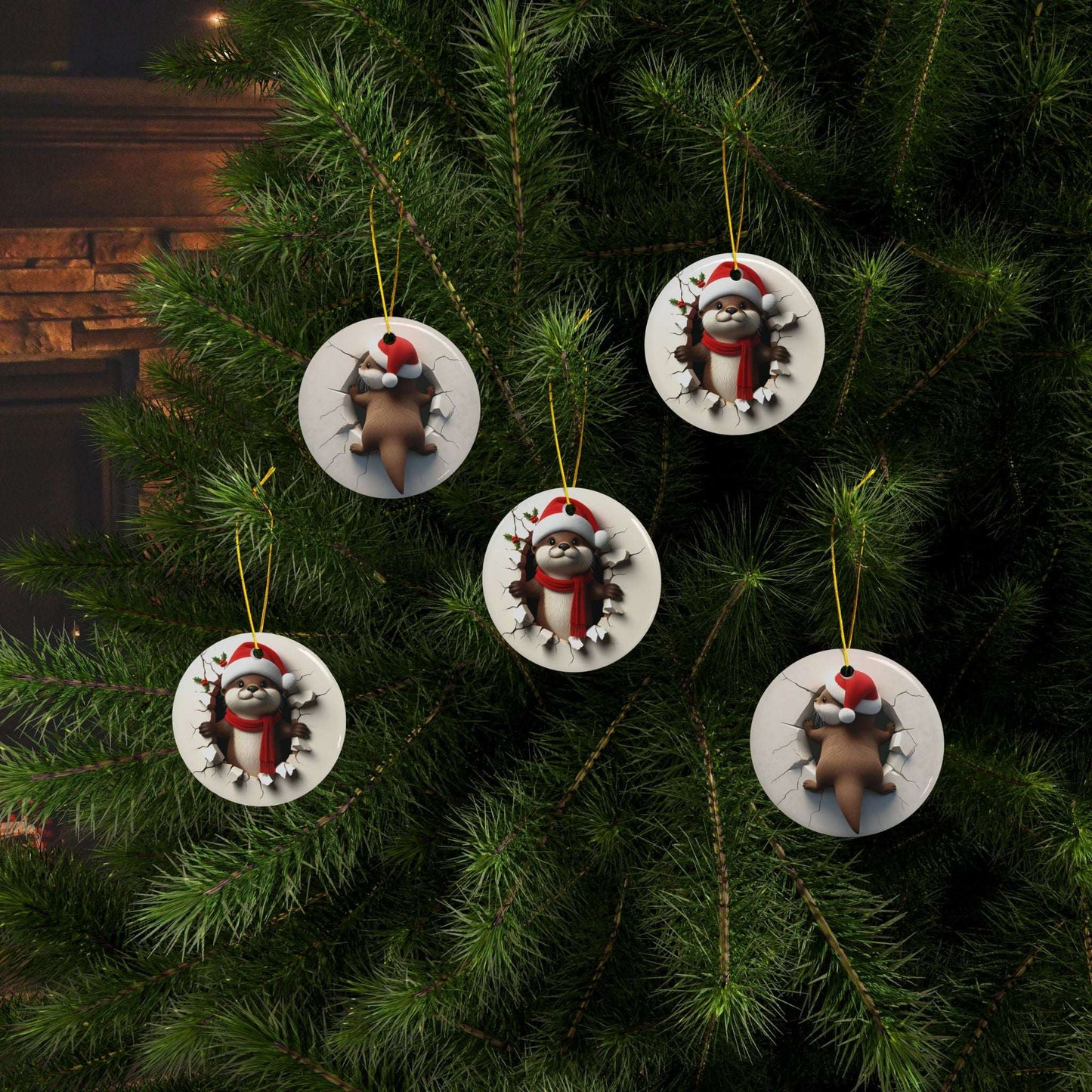 Otter Breakout Ornament