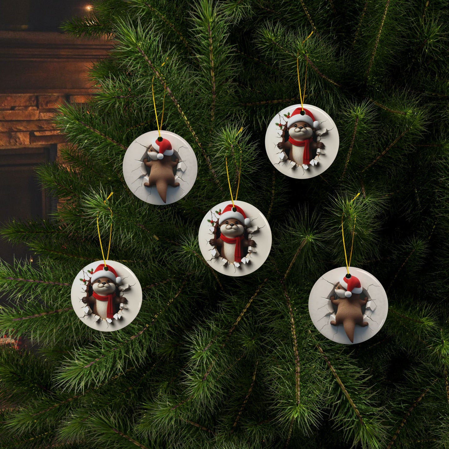 Otter Breakout Ornament