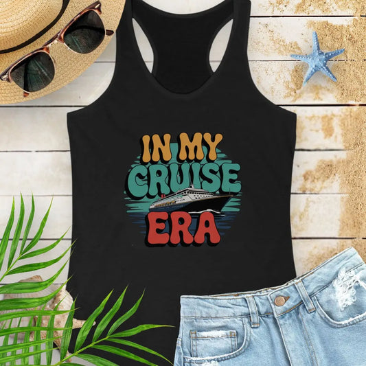 In My Cruise Era Women's Tank Top  Tank Top 2XL-Solid-Black Everythings Beachy