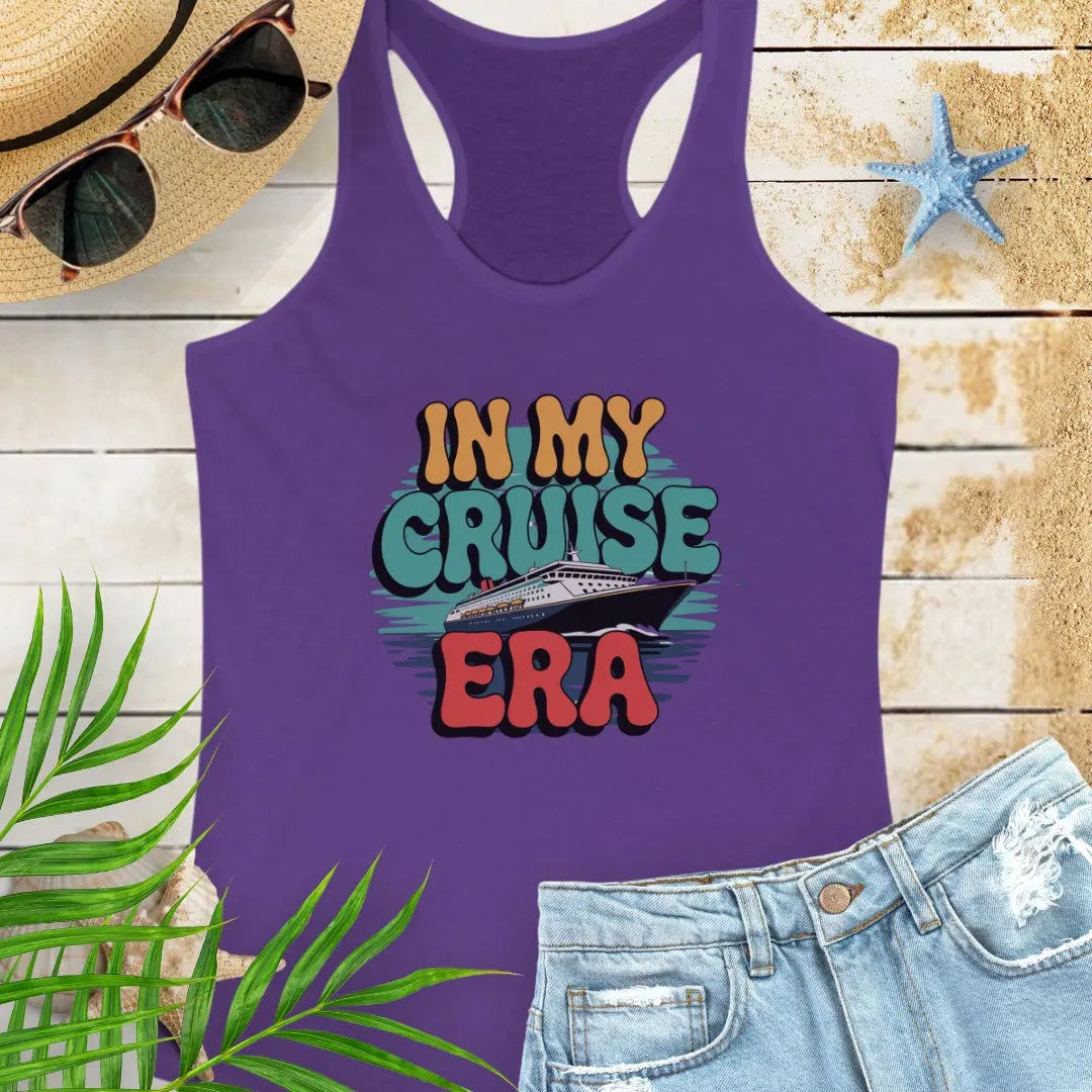 In My Cruise Era Women's Tank Top Tank Top 2XL-Solid-Purple-Rush Everythings Beachy