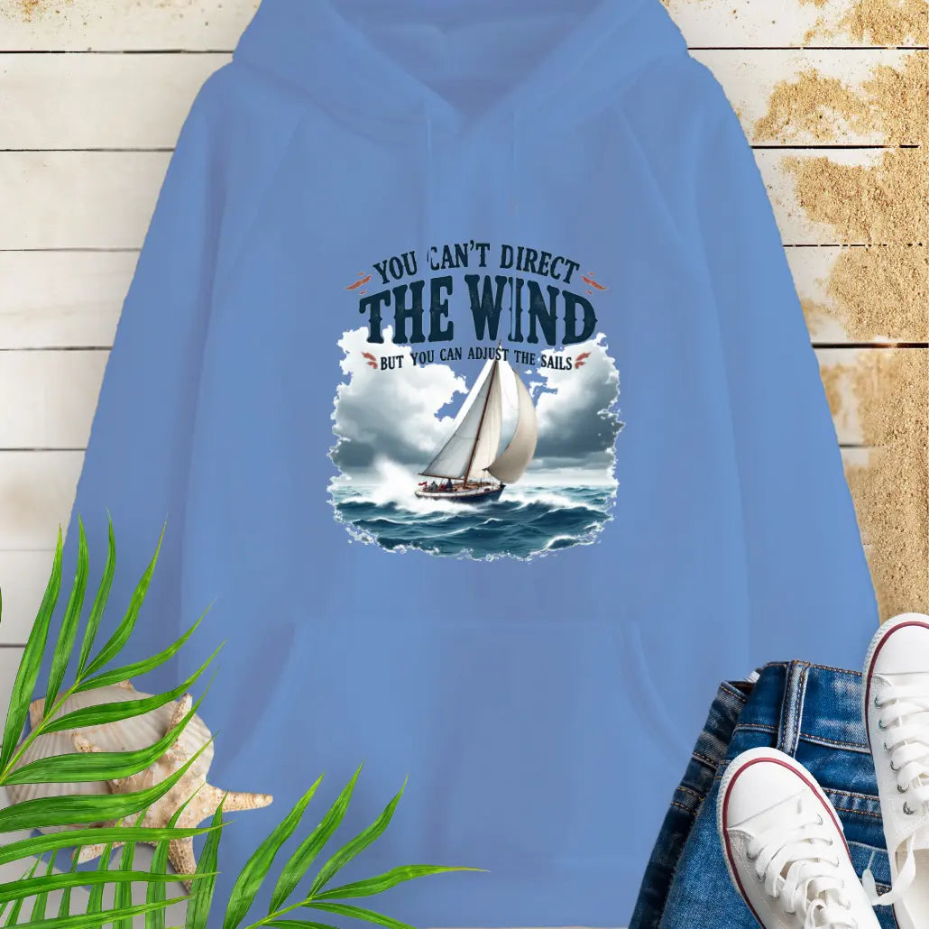 Direct the Wind Hoodie  Hoodie Carolina-Blue-5XL Everythings Beachy