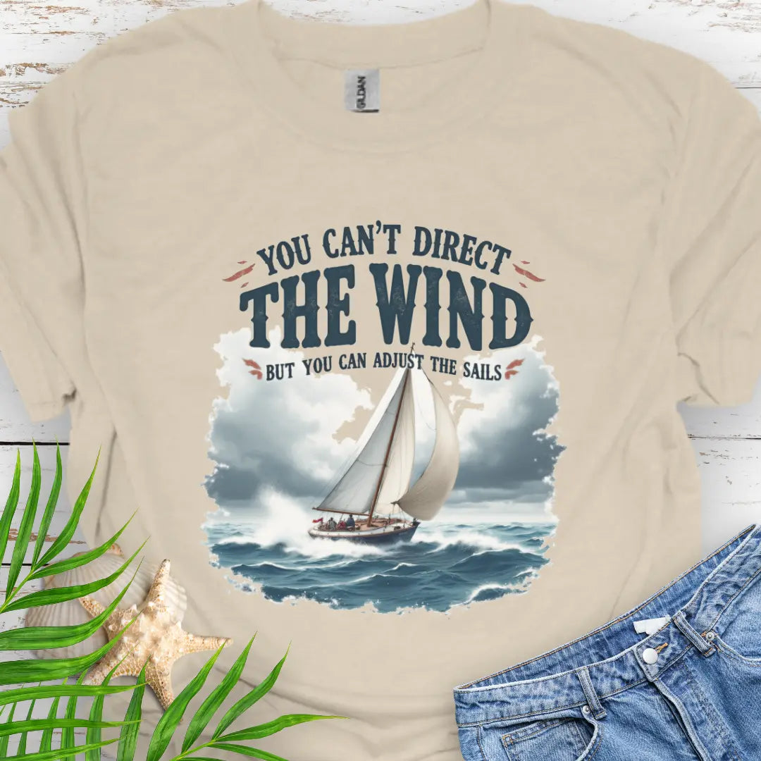 Direct the Wind T-shirt T-Shirt 3XL-Natural Everythings Beachy