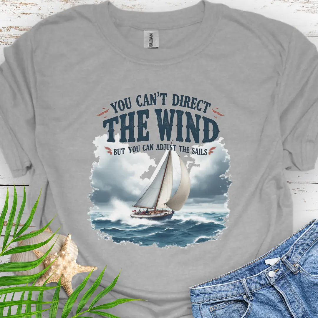 Direct the Wind T-shirt T-Shirt 5XL-Sport-Grey Everythings Beachy