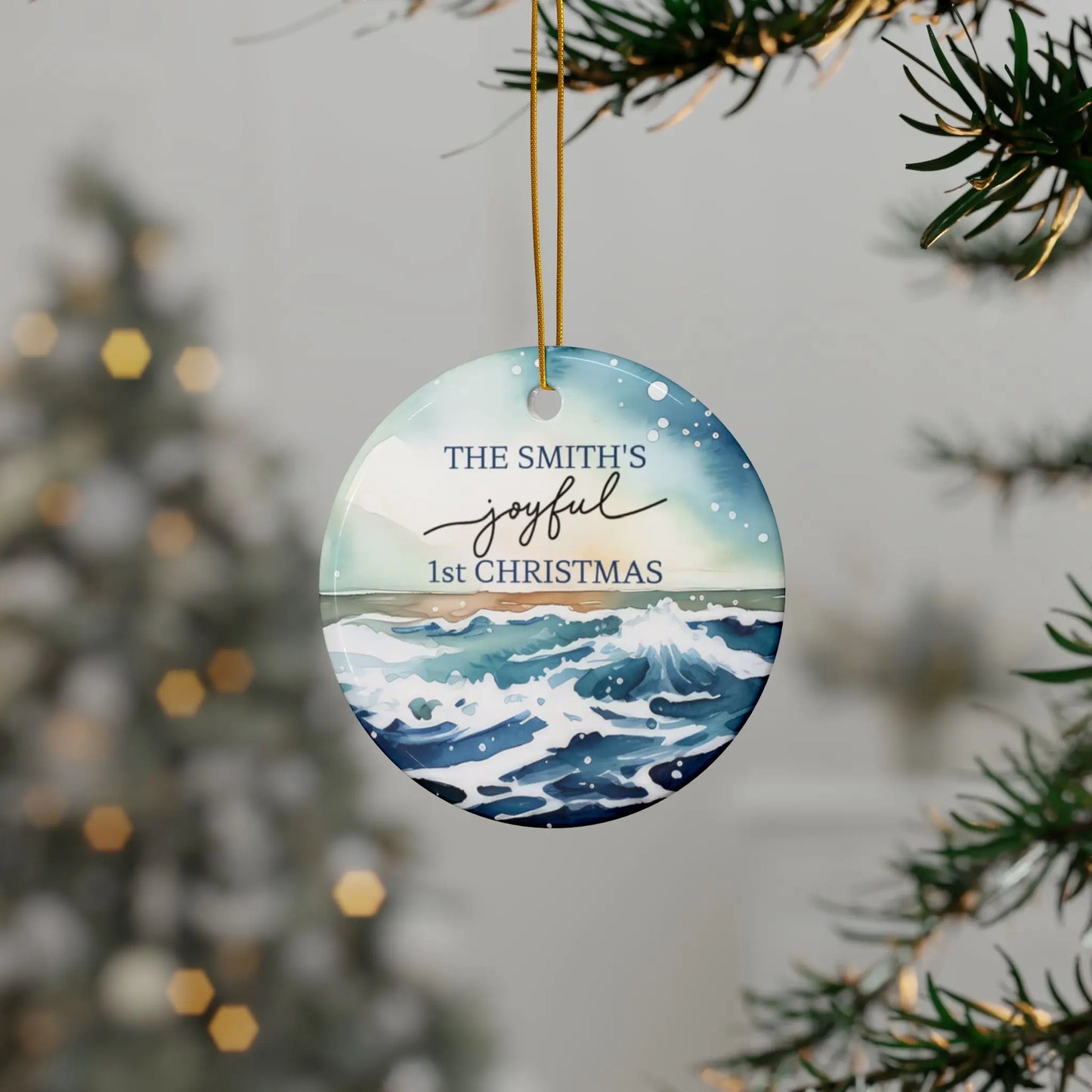 Family's 1st Christmas Together Ornament Ornament Everythings Beachy