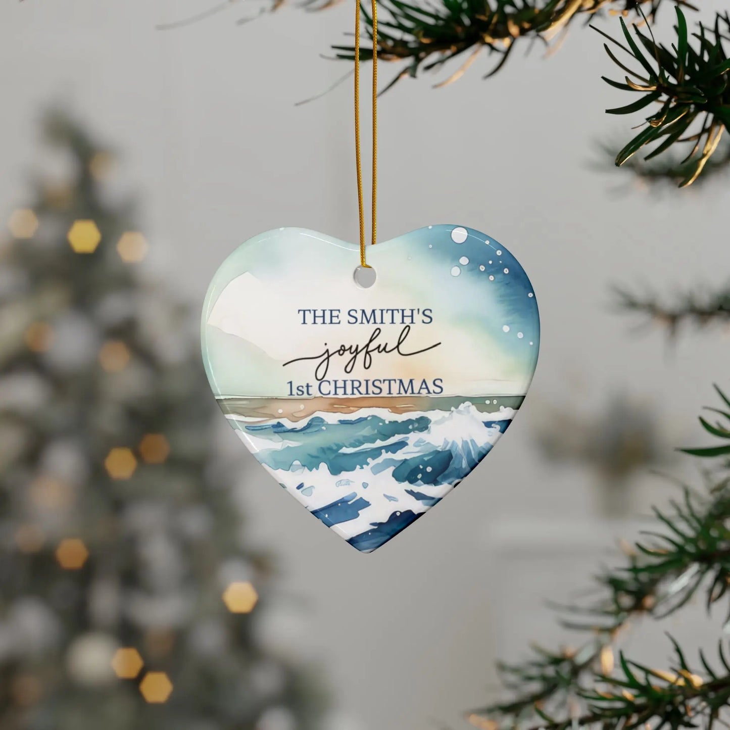 Family's 1st Christmas Together Ornament Ornament Everythings Beachy