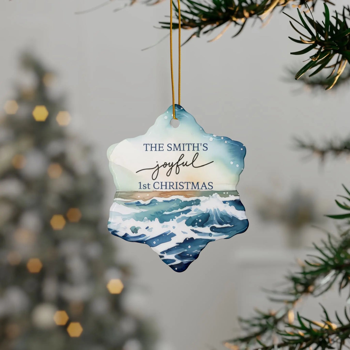Family's 1st Christmas Together Ornament Ornament Everythings Beachy